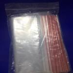 Saco plastico com zip em polietileno